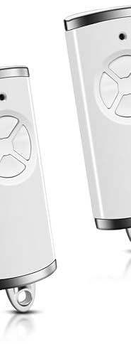 2 Stück Hörmann Garagentor Fernbedienung kompatibel mit bs Hörmann, 868,3 MHz Garagentoröffner 4 Kanäle kompatibel mit Hörmann HSM4 HSE2 HS1 HS4 HSZ1 HSZ2(weiß)