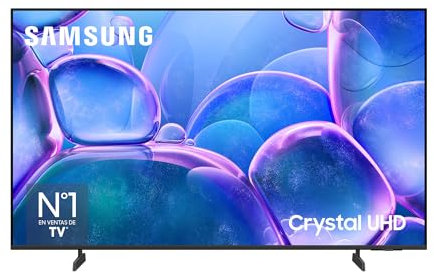 Samsung TV 43 Pulgadas Crystal UHD U7025F 4K Smart TV, Colores increíbles con Crystal Processor 4K, Escucha Todos los Altavoces con Q-Symphony, Datos protegidos Knox Security y Gaming Hub