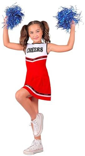 W WIDMANN MILANO Party Fashion - Costume da cheerleader per bambini | Abito per feste a tema football e liceo, Carnevale