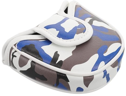 FUNOMOCYA Housse de Putter Mallet Camouflage Protection Robuste et Légère pour Club de Golf Couvre-Chef Golf Portable pour Hommes