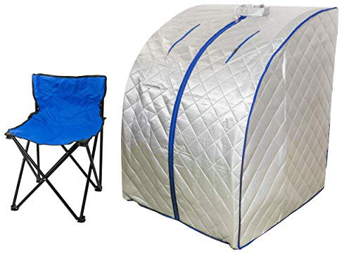 Sauna infrarouge portable XL deluxe, 1000 Watt - sauna infrarouge portable, pliable et repliable