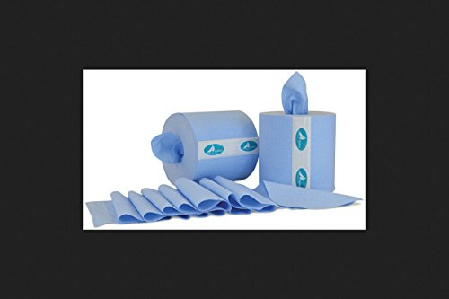 Harbor Blue Wiper Center Pull Towels 200 Sheet 1 ply 4 pk