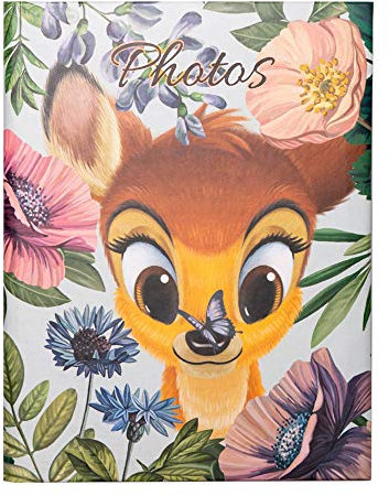 Grupo Erik Disney Bambi Photo Album | 6x4 Photo Album - 10x15 cm | Family Photo Album 100 Pockets | Disney Photo Album | Bambi Gifts| Friend Gifts | Photo Albums 6x4 100 photos