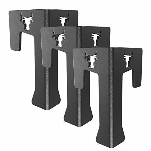 teileplus24 AH-02 Abstandshalter Grillring| 3er Set | Metall | mit Logo | für Feuertonnen, Grillplatten und Kugelgrill