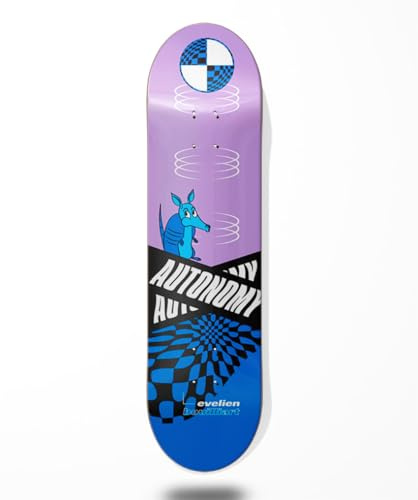 Glutier Autonomy monopatín Skate Skateboard Deck Tabla - Evelien Bouilliart VII Rhythm Series 7.75