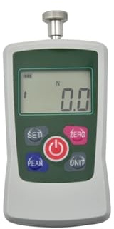Dinamómetro De Mano Con Medidor De Fuerza De Tracción Y Pantalla LCD Grande For La Enseñanza De Física Mecánica En Laboratorios Escolares. Varias pruebas(100N)