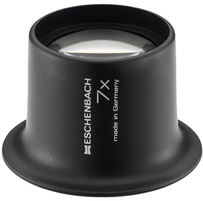 Eschenbach Lupa de relojero 7X, Ø 25 mm