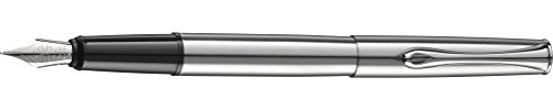 DIPLOMAT - Füllfederhalter Esteem Matt Chrom - Schick und elegant - 5-Jahre-Garantie - Matt verchromt