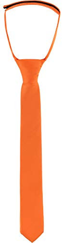 Ladeheid Kinder Jungen Krawatte KJ (31cm x 4cm, Orange)