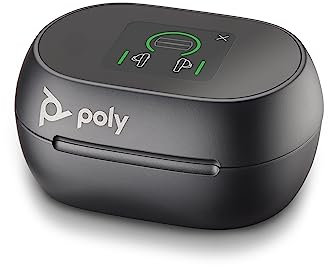 Poly Voyager Free 60+ UC Black Touchscreen Charge Case for BT700 USB-C Adapter
