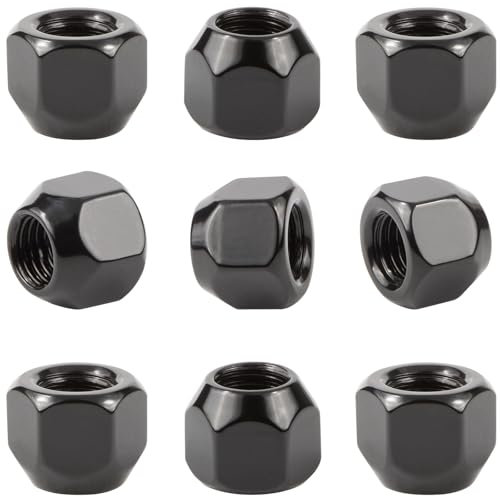 20 SCHWARZ Radmuttern Mutter für STAHLFELGEN FO M12x1,5 SW19