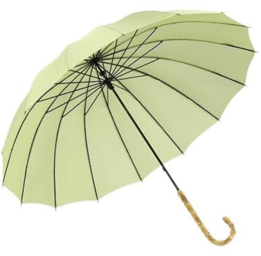ULTRAWAVE Parapluie Parapluie 16 Bone Parapluie en bambou droit Parapluie à long manche for hommes Parapluie simple de couleur unie Parapluies pour la Pluie (Color : D)
