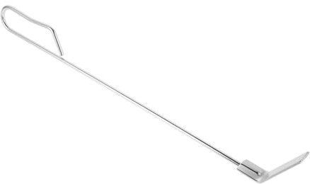 KONTONTY Pelle pour Poêle À Barbecue Nettoyeur De Barbecue Outil À Cendres Râteau pour Gril Extérieur Pelle en Métal Robuste pour Lélimination des Cendres De Charbon