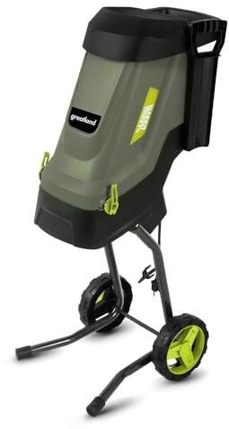 Broyeur de végétaux électrique 2600W avec sac récupérateur de 45L