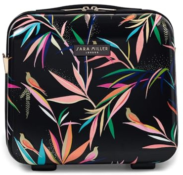 Sara Miller London Hardside Vanity Case Toiletry Bag, 23 x 36 x 38, Bamboo Black