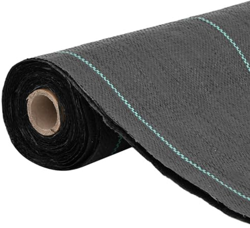 Generico Membrana Anti-Erbacce Nera 0,5x50 m PP,Nero,2.02kg,4005139