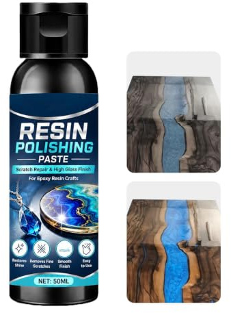 UV-harts Polermedel 50 ml Långvarig Multifunktionell Och Mångsidig | Epoxiharts Repborttagningspasta För Användning på Smycken, , Verkstad, Utomhus, Glas och Klockor