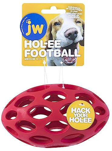 JW Pets JW43119 Hol-ee Football , farblich sortiert, Medium