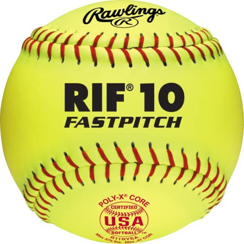 Rawlings | RIF ASA League PRO TAC Fastpitch Softballs | 12 Pack