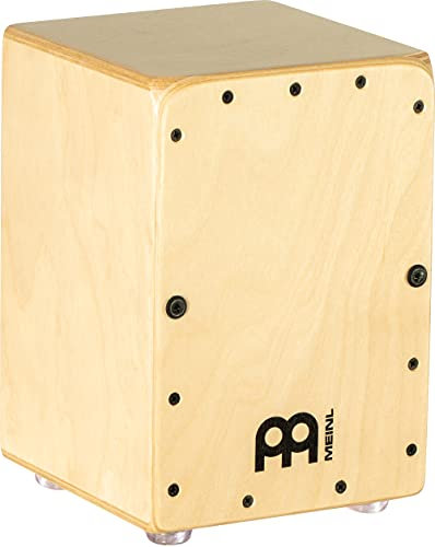 Meinl Percussion Mini Cajon Trommelkiste - Geschenkidee für Musizierende - Deko Geschenk für Kinder und Erwachsene - Schlagfläche Baltische Birke (MC1B)