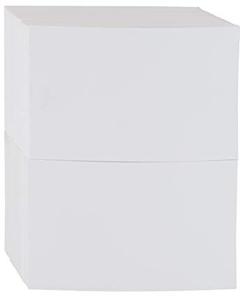 Amazon Basics Blank Index Cards for Studying and Note Taking, White, 4 x 6, 1000 Count (Pack of 2)