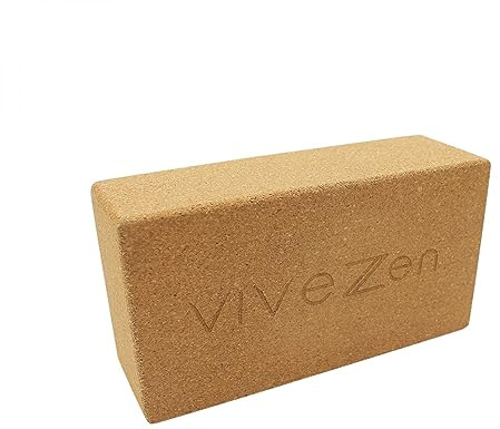 Vivezen – Mattoncino yoga, sughero – 22,5 x 12 x 7,4 cm
