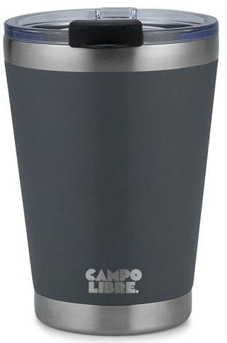 Campo Libre.® Bono I Thermobecher mit verschließbarem Deckel I Campingbecher 350ml I Thermosbecher I Perfekt als Teebecher to-go oder Coffee to-go Becher I Kaffeebecher thermo