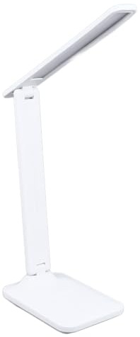 Fockety Lampada da scrivania a LED, Lampada da Tavolo con Controllo a sfioramento a 3 modalità di Colore, Lampada da Lettura dimmerabile per la Cura degli Occhi per L'Ufficio Domestico