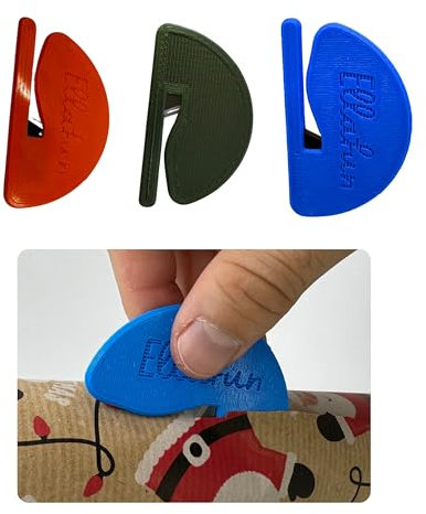 Ellafun - Taglierina di carta - Confezione da 3 pezzi - Taglia carta regalo, aprilettere, taglia rotoli di carta per San Valentino, compleanno, artigianato, moda