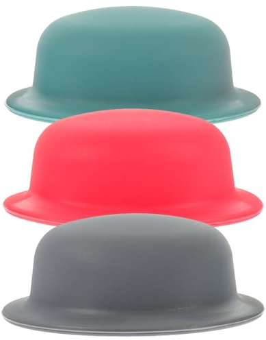 Zerodeko 3Pcs Heat Resistant Pot Lid Knob Covers Non-Slip Silicone Pot Handle Protectors for Safe Kitchen Use