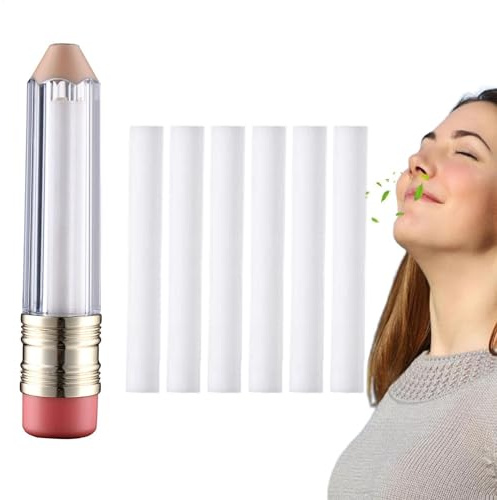 Inhaler Stick - Daily Relaxation Nasal Inhalation Oil Diffuser - Breathing Enhancer, Safe Soothing Nasal Inhaler Sniffer for Families