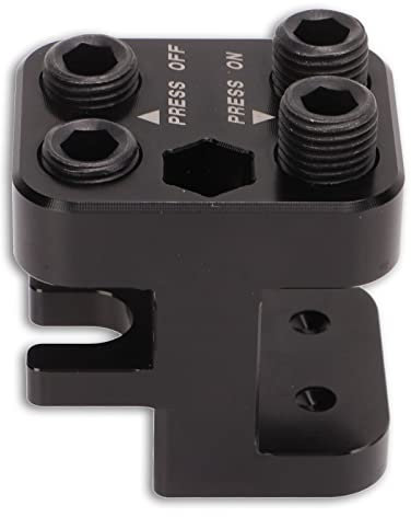 Yosoo Health Gear Master Link Press Tool, Motorcycle Atv Chain Master Link Press Aluminum Black Anodized for 520 525 530 Chain