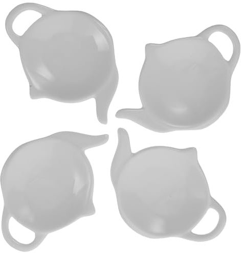 Luxshiny 4pezzi Porta Bustine Di Tè Di Ceramica Piattino Per Bustine Da Tè Da Uso Domestico Organizer Per Conservare