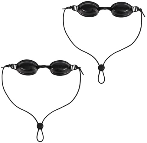 Fukaisu 2 Pares de Gafas Protectoras para Luz Roja y Cama Solar, Gafas Seguridad Tomar el Sol con Cuerda Ajustable y Botón Bloqueo de Seguridad para Fototerapia Láser IPL LED