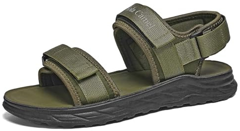 YOSUWOAI Sandalias descalzas para hombre, sandalias de trekking con pies anchos, sandalias de playa con plantilla suave, al aire libre, trekking, sandalias descalzas, sandalias de senderismo para