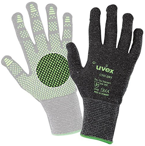 Uvex C300 Dry Arbeitshandschuhe - 1 Paar Schnittschutzhandschuhe - 10/XL 10/XL
