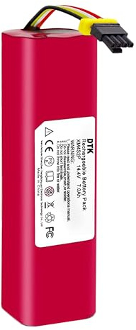 DTK 7000mAh Li-Ion Ersatzakku für Xiaomi Roborock S5 S50 S6 S7 S5 Max Mijia Roborock s51 S51 S52 S502 S55 T60 T65 Roboterstaubsauger Mijia 1.und 2.Generation Ersatzakkus