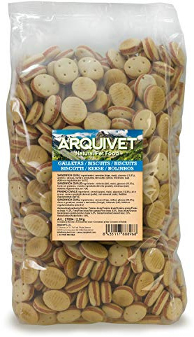 Arquivet Ovala Smörgåskakor För Hundar 2,5 Kg Kyckling - Snacks, Belöningar Och Träningsfoder - Prisväska - Tilläggsfoder - Alla Åldrar