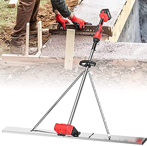 Kit Vibratorio para Solado Hormigón, 6000 RPM 150 Cm Herramienta De Vibración De Acabado De Hormigón De Hoja De Regla, Regla De Nivelación De Superficie para El Procesamiento De Concreto