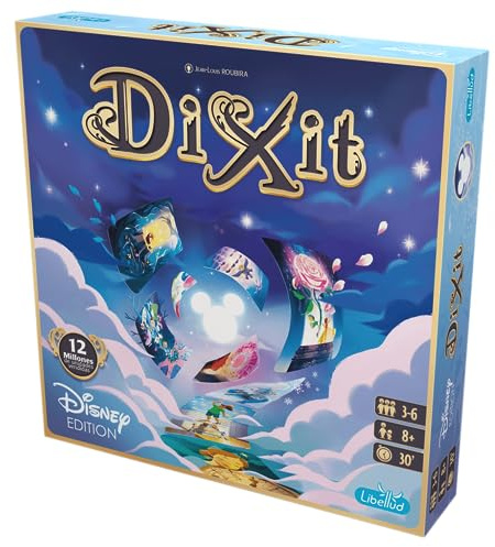 Asmodee | Dixit Disney | Juego de Mesa de Imaginación y Creatividad Ganador de Varios Premios | A Partir de 8 Años | De 3 a 6 Jugadores | 30 Minutos por Partida | Español y Portugués