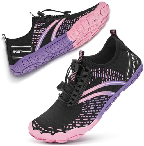 ATHMILE Hiking Barefoot Water Shoes for Women Men Beach Swim Pool Quick Dry