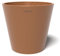 POTS&MORE Pflanztopf Conico 20 (ø 20 cm, runde Form, Farbe Terrakotta, Höhe 18 cm, Übertopf Kunststoff, für Zimmerpflanzen) VP012003