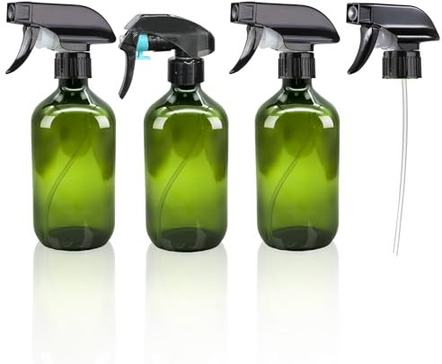 Hhverse 3 Pcs Spray Bottles 500ml Water Spray Bottle for Hair with Two Types of Misting Head Plastic Refillable Empty Water Sprayer for Gardening Cleaning Hairdressing