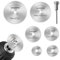 Drill Saw Blades for Dremel Rotary Tool, HSS Saw Disc Wheel Cutting Blades, Mini Cutting Discs with Straight Shank Mandrel for Drills Rotary Tools Wood Plastic Metal Cutting