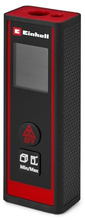 Einhell Télémètre Laser TC-LD 30 R (portée Max. 30 m, Modes de Mesure Distances, Surfaces, volumes, Mesure Continue, écran LCD, arrêt Automatique, sans Piles)