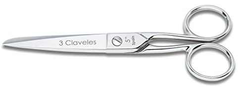 3 Claveles 17 - Tijera de costura varios usos 12.5 cm