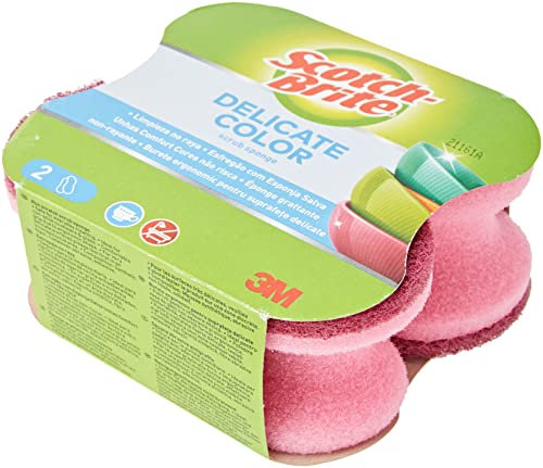 Scotch-Brite Comfort Universal Colours SalVAUñAS Pack of 2 Composite Multi-Coloured 0.33 x 0.230000000000000004 x 0.2 cm