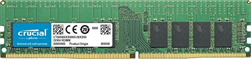 Crucial CT16G4RFD4266 16 GB DDR4 2666 MT/s (PC4-21300) CL19 DR x 4 ECC Registered DIMM 288-Pin Memory