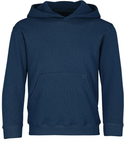 Fruit of the Loom Barnens unisex-tröja/huva (5-6) (Marin)