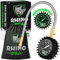 Rhino USA Manometre Pression Pneu Robuste (0-75 PSI) en Laiton - Certifié ANSI B40.1 précis, Cadran Lumineux, Tuyau Tressé de Qualité Supérieure, Gonfleur Pneu, Accessoires Auto, Accessoires Moto